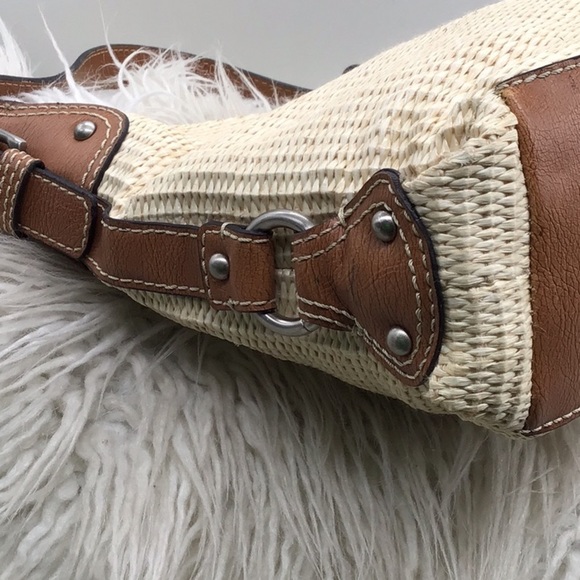 Fossil Beige Tweed Shoulder Bag - Picture 7 of 11
